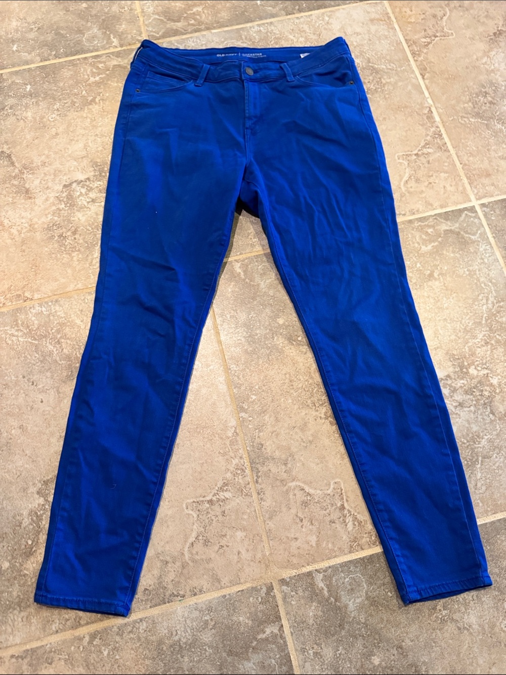 Old Navy Women's Skinny Jeans in Bright Blue